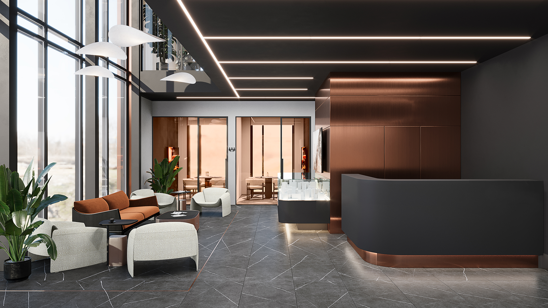 Стеклянные перегородки и двери для офиса Точка Банк